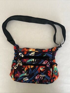Soyater Colorful Floral Crossbody Bag - Multicolor Lightweight Nylon Waterproof